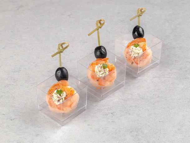 Канапе с королевской креветкой гриль, 1шт