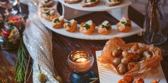 Доставка закусок и канапе на 10 персон